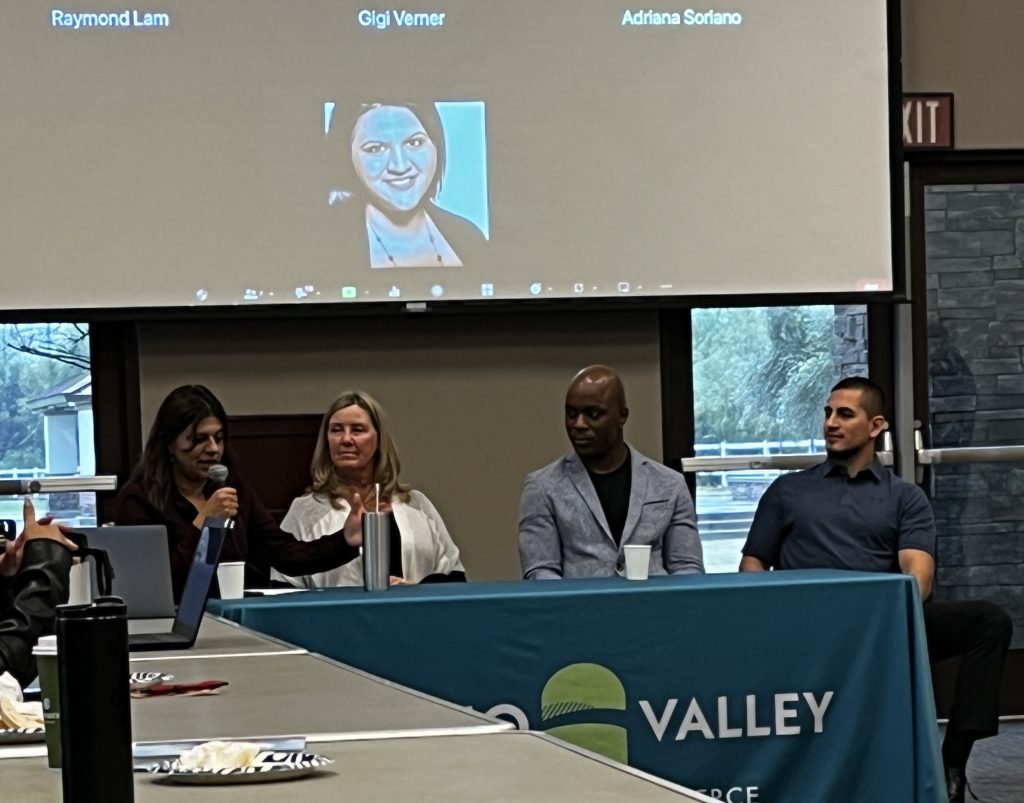 Staffing panel at Chamber of Commerce breakfast